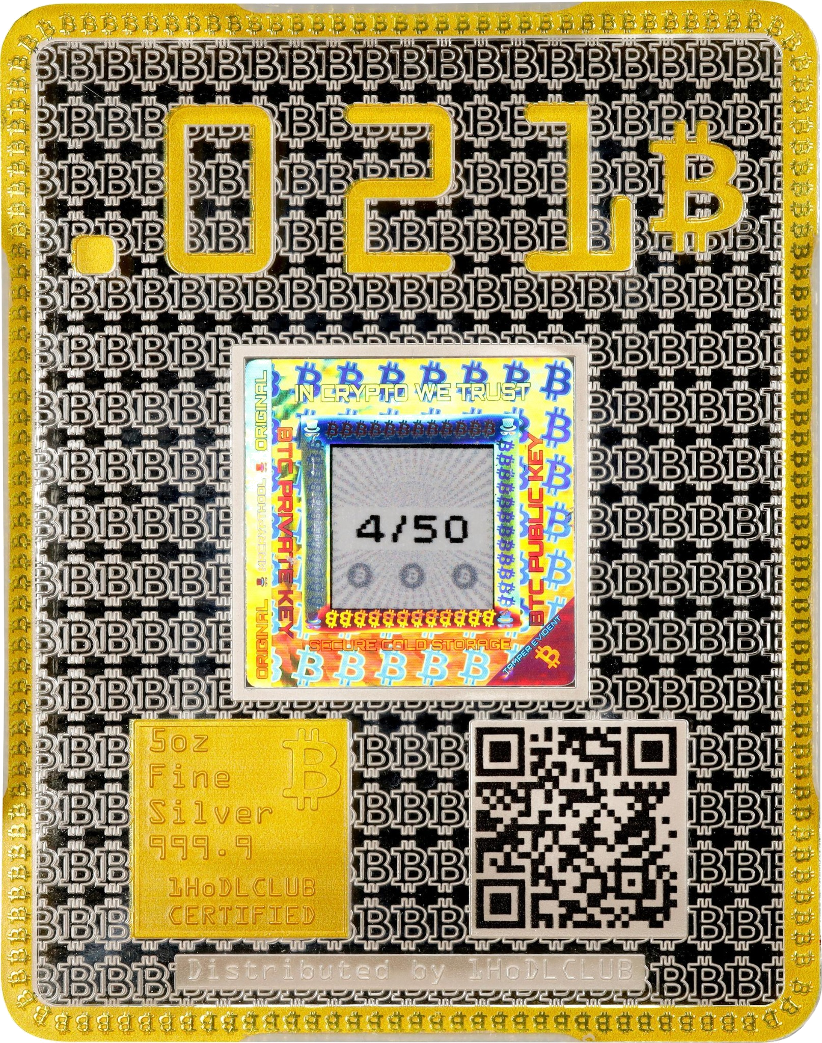  5oz GENESIS Ingots Fine Silver 999.9 back