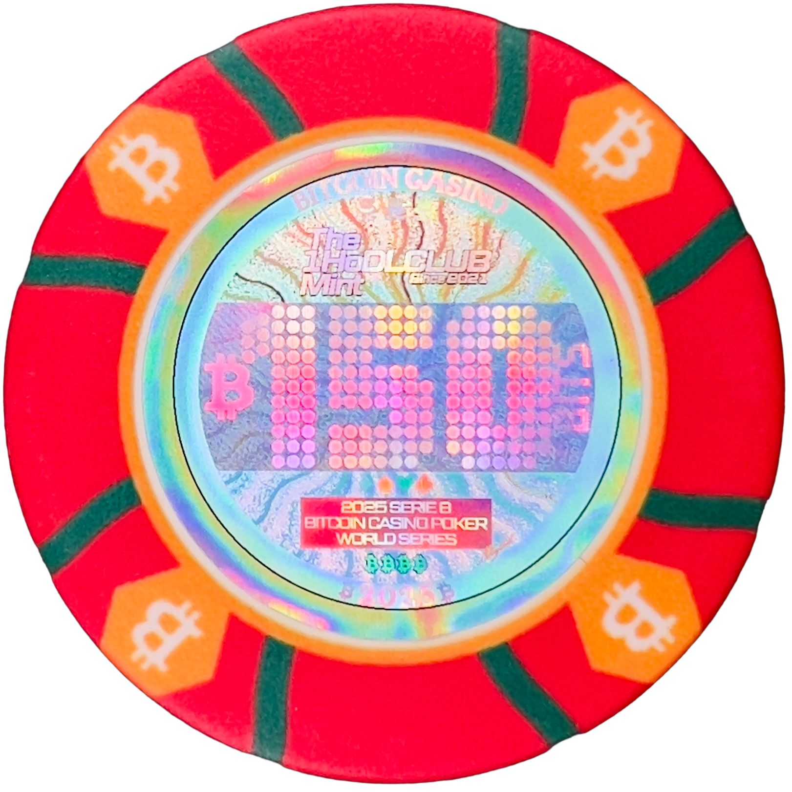 150 Bits Red Chips front