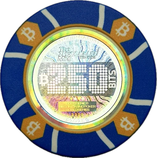 250 Bits Blue Chips front