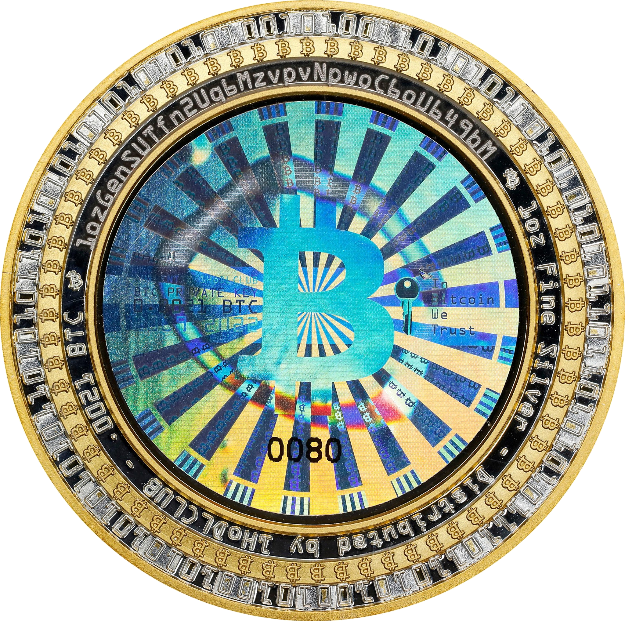 1oz GENESIS Fine Silver Coin back