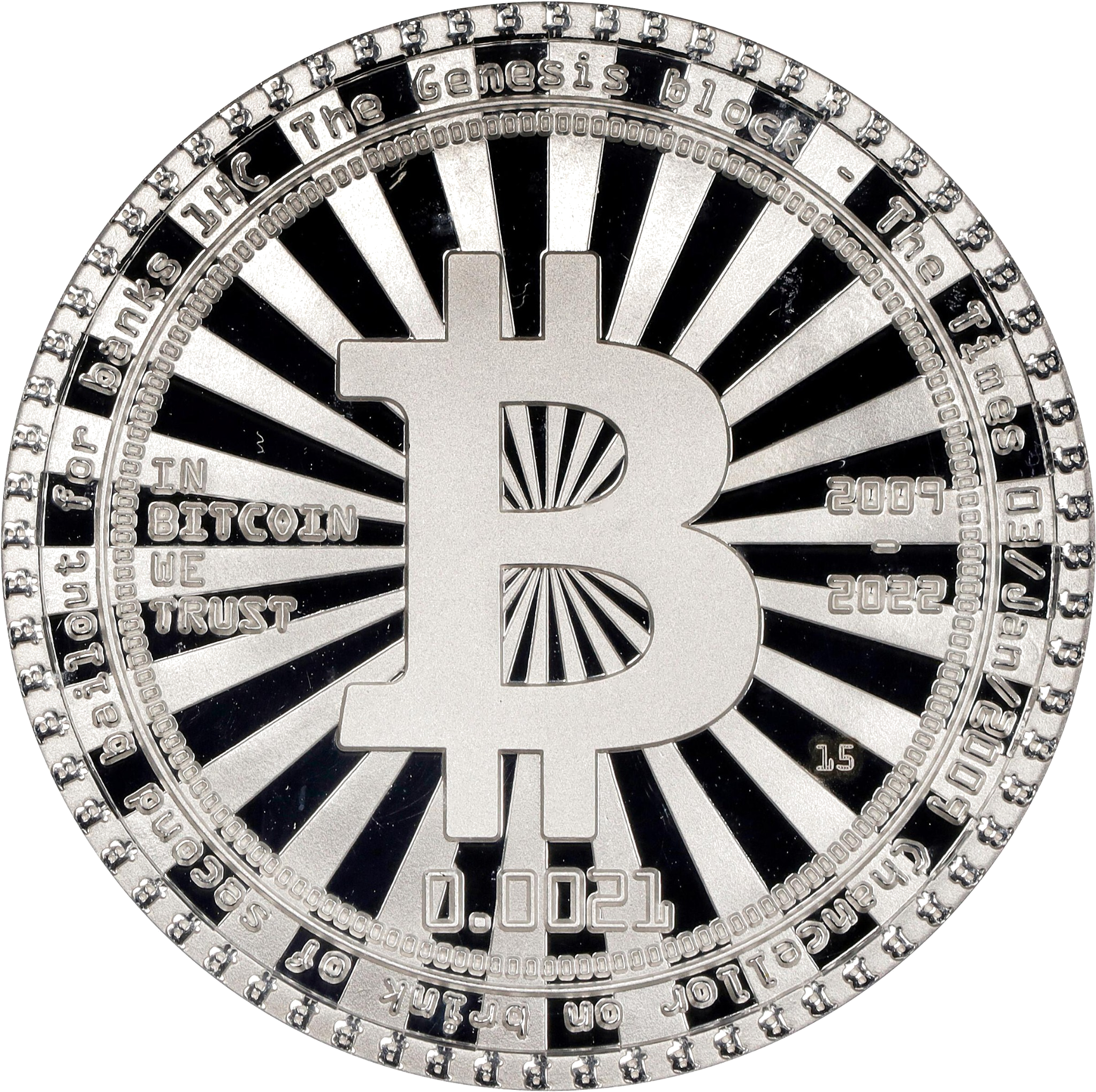 1/2oz GENESIS Fine Silver Gift Coin front